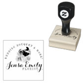 Tampons Encreurs Floriste Florals Bouquet Logo Artist Studio (Tamponné)