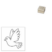 Tampons Encreurs Flying Cartoon Dove Bird 1x1 (Tamponné)