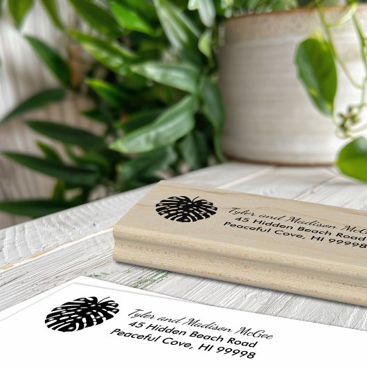 Tampons Encreurs Foliage Tropical Beach Lumières Noël