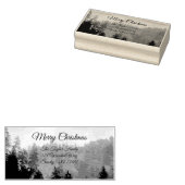 Tampons Encreurs Forêt d'hiver rustique Frost Joyeux Noël (Tamponné)