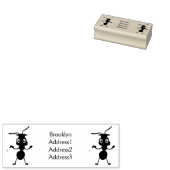 Tampons Encreurs Fourmi de dessin animé rouge heureuse mignonne (Tamponné)