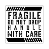 Tampons Encreurs Fragile Ne pas tomber poignée avec soin Timbre en (Impression)