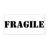 Tampons Encreurs Fragile Timbre en caoutchouc personnalisé avec poi (Impression)