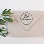 Tampons Encreurs Frame de lunettes Nom et adresse de retour