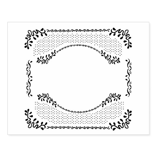 Tampons Encreurs Frame romantique Oval (Impression)