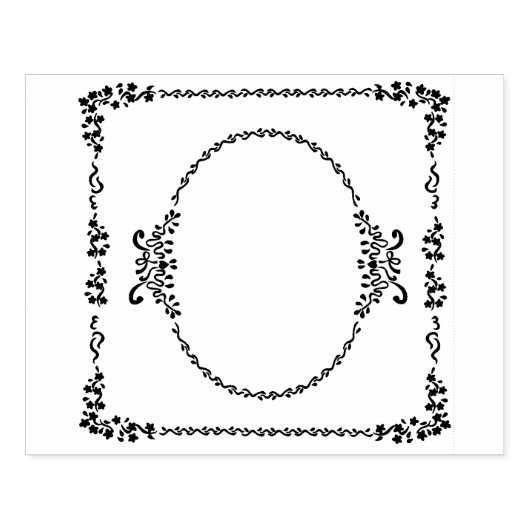 Tampons Encreurs Frame romantique Oval (Impression)