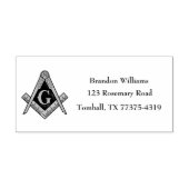 Tampons Encreurs Freemason Masonic Carré et Compass (Impression)
