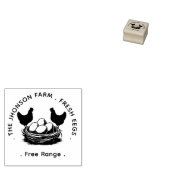 Tampons Encreurs Fresh Eggs Your Name Chicken Hens Egg Stamp (Tamponné)