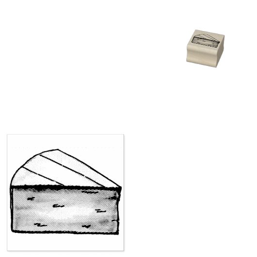 Tampons Encreurs Fromage Brie Fromage Fromage Cuisine alimentaire T (Tamponné)