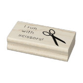 Tampons Encreurs Fun Artiste Ciseaux Timbre en Caoutchouc (Tampon)