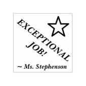 Tampons Encreurs Fun "BOULOT EXCEPTIONNEL" ! Timbre en caoutchouc d (Impression)