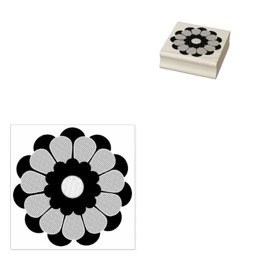 Tampons Encreurs Funny Flower Power Bloom I + votre backgr. & idée (Tamponné)