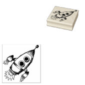 Tampons Encreurs Fusée vers l'espace (Tamponné)