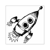 Tampons Encreurs Fusée vers l'espace (Impression)