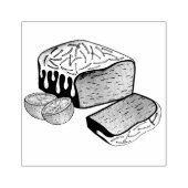 Tampons Encreurs Gâteau citron Pound Pâte de gâteau Cuisine britann (Impression)