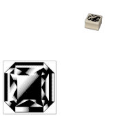 Tampons Encreurs Gem - Joyau Octogonal Facturé Gemstone (Tamponné)