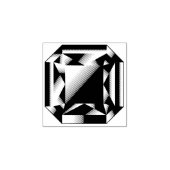 Tampons Encreurs Gem - Joyau Octogonal Facturé Gemstone (Impression)