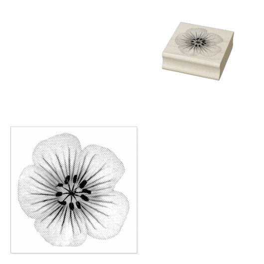 Tampons Encreurs Geranium Garden Flower Fragile (Tamponné)