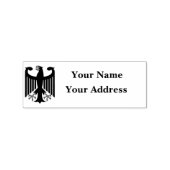 Tampons Encreurs German Republic black eagle emblem address stamp (Impression)