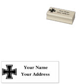 Tampons Encreurs German Republic iron cross emblem address stamp (Tamponné)