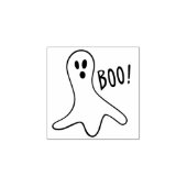 Tampons Encreurs Ghost Saying Boo Outline pour Halloween (Impression)