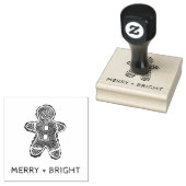 Tampons Encreurs Gingerbread Cookie Merry + Vacances Lumineuses (Tamponné)