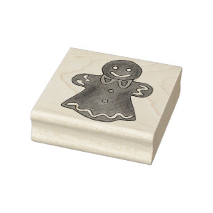 Tampons Encreurs Gingerbread Lady Femme Noël Holiday Cookie