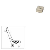 Tampons Encreurs Giraffe de dessin simple (Tamponné)