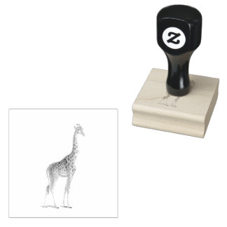 Tampons Encreurs Giraffe Safari Animaux