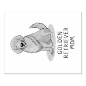 Tampons Encreurs Golden Retriever Maman - Chien Maman (Impression)