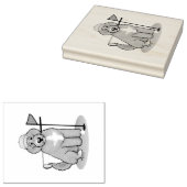 Tampons Encreurs Goldendoodle Chien Jouer Golf (rouge whmk2) Plaisi (Tamponné)