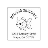 Tampons Encreurs Goldfish Arch Address (Impression)