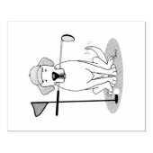 Tampons Encreurs Golf Yellow Labrador Retriever Dog - mignon (Impression)