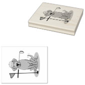 Tampons Encreurs Golf Yellow Labrador Retriever (yaourt 5) Chien - (Tamponné)