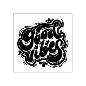 Tampons Encreurs Good Vibes Rubber Stamp (Impression)