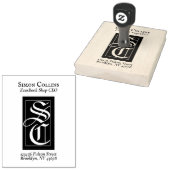 Tampons Encreurs Gothique Monogram ExLibris Livres Retour Adresse (Tamponné)