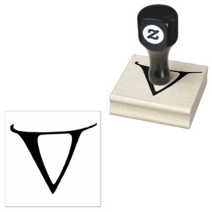 Tampons Encreurs Goudy-Lombardic Gothic Versal Majuscule V