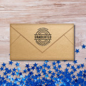 Tampons Encreurs Graduation Modern Simple Class of Return Address