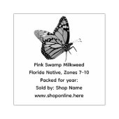 Tampons Encreurs Graines d'algues natives du papillon Monarque (Impression)
