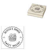 Tampons Encreurs Grand logo personnalisé maison Sta en caoutchouc p (Tamponné)