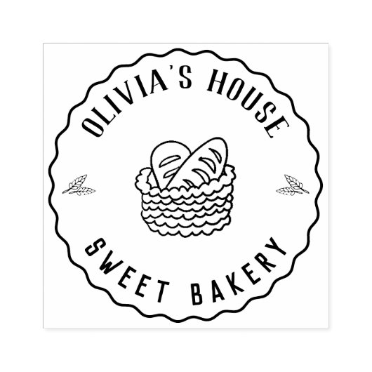 Tampons Encreurs Grand logo personnalisé maison Sta en caoutchouc p (Impression)