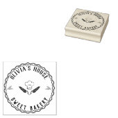 Tampons Encreurs Grand logo personnalisé maison Sta en caoutchouc p (Tamponné)