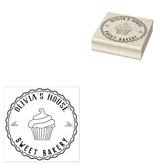 Tampons Encreurs Grand logo personnalisé maison Sta en caoutchouc p (Tamponné)