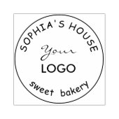 Tampons Encreurs Grand logo personnalisé maison Sta en caoutchouc p (Impression)