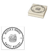 Tampons Encreurs Grand logo personnalisé maison Sta en caoutchouc p (Tamponné)