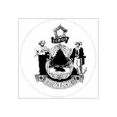 Tampons Encreurs Grand Sceau de l'État du Maine | (Impression)