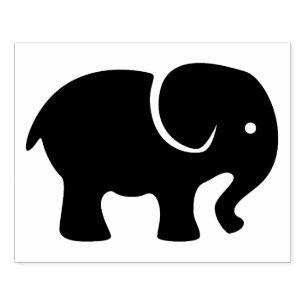 Tampons Encreurs Grand Timbre en caoutchouc éléphant bébé