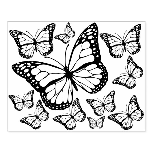 Tampons Encreurs Grand Timbre en caoutchouc monarque (Impression)