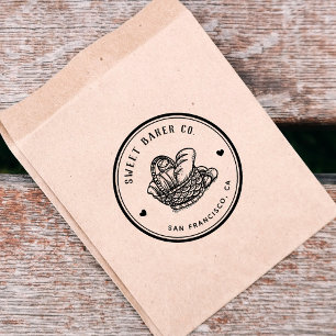 Tampons Encreurs Grande Panier à pain à main Boulangerie d'affaires
