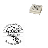 Tampons Encreurs Grappes Artwork Artwork Nom personnalisé (Tamponné)